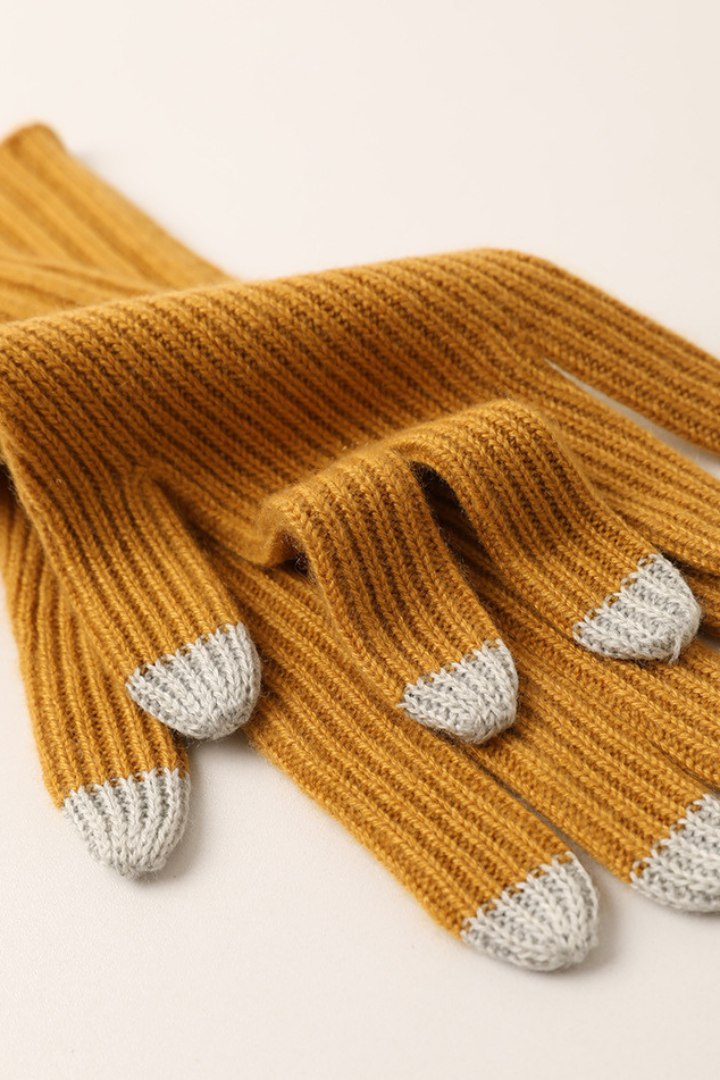 Moncelia Solane Cashmere-Blend Gloves