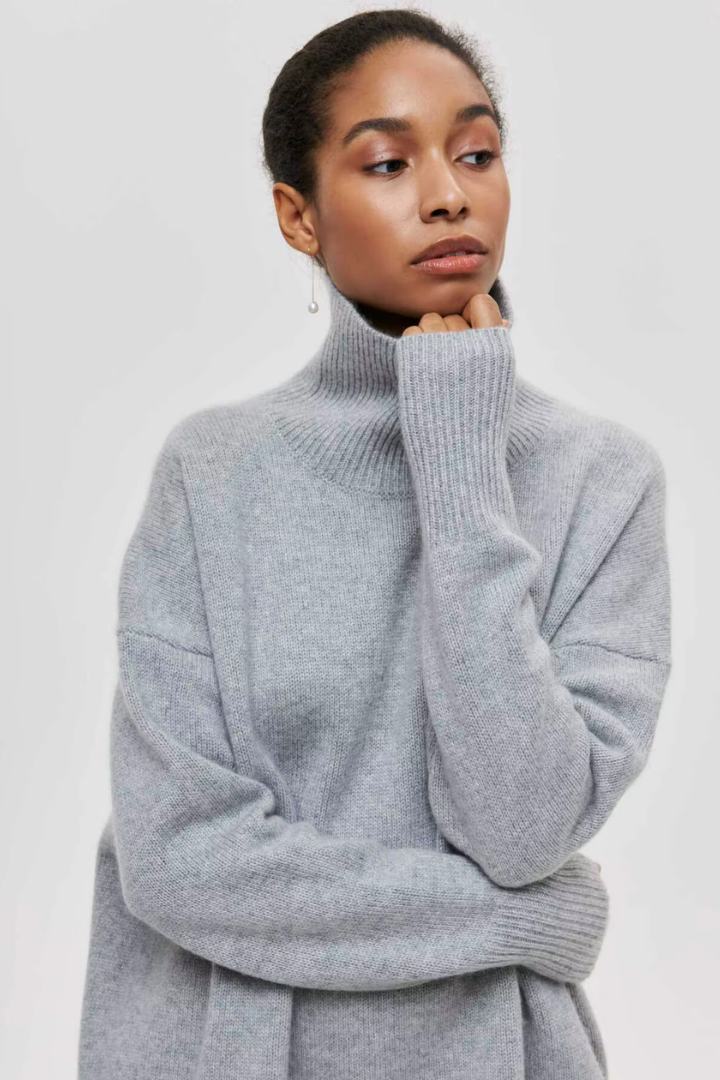 Moncelia Nanette Oversized Turtleneck Sweater