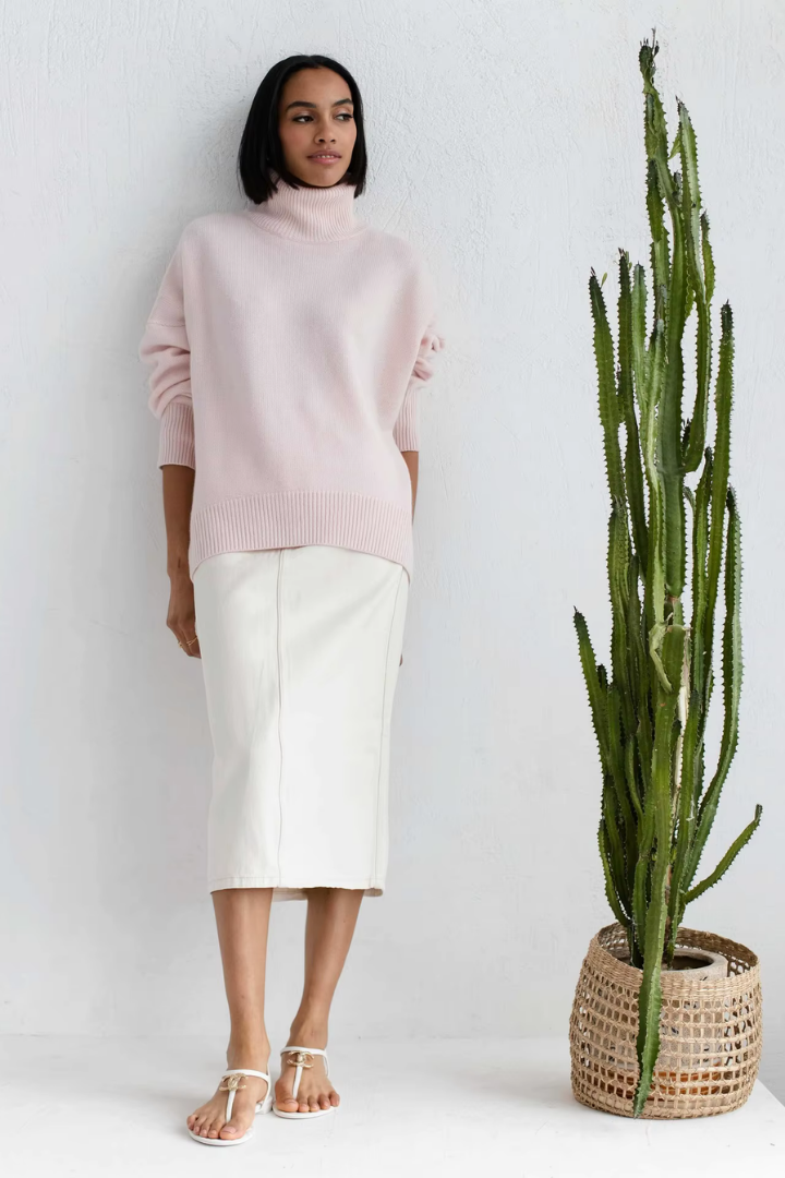 Moncelia Nanette Oversized Turtleneck Sweater