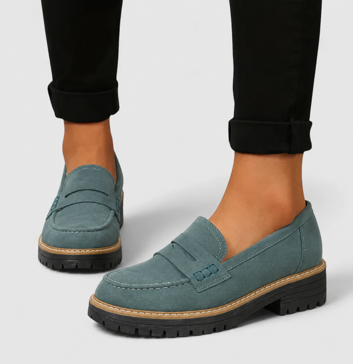 Moncelia Phyllis Comfort Lug Sole Loafers