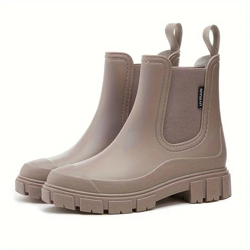 Moncelia Susannah Lug-Sole Chelsea Ankle Boots
