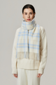 Moncelia Belmere Wool-Blend Checked Scarf
