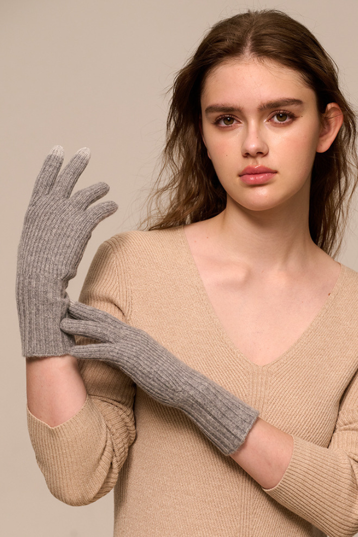 Moncelia Solane Cashmere-Blend Gloves