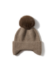 Dinah Cashmere Blend Ear Flap Toque