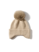Dinah Cashmere Blend Ear Flap Toque
