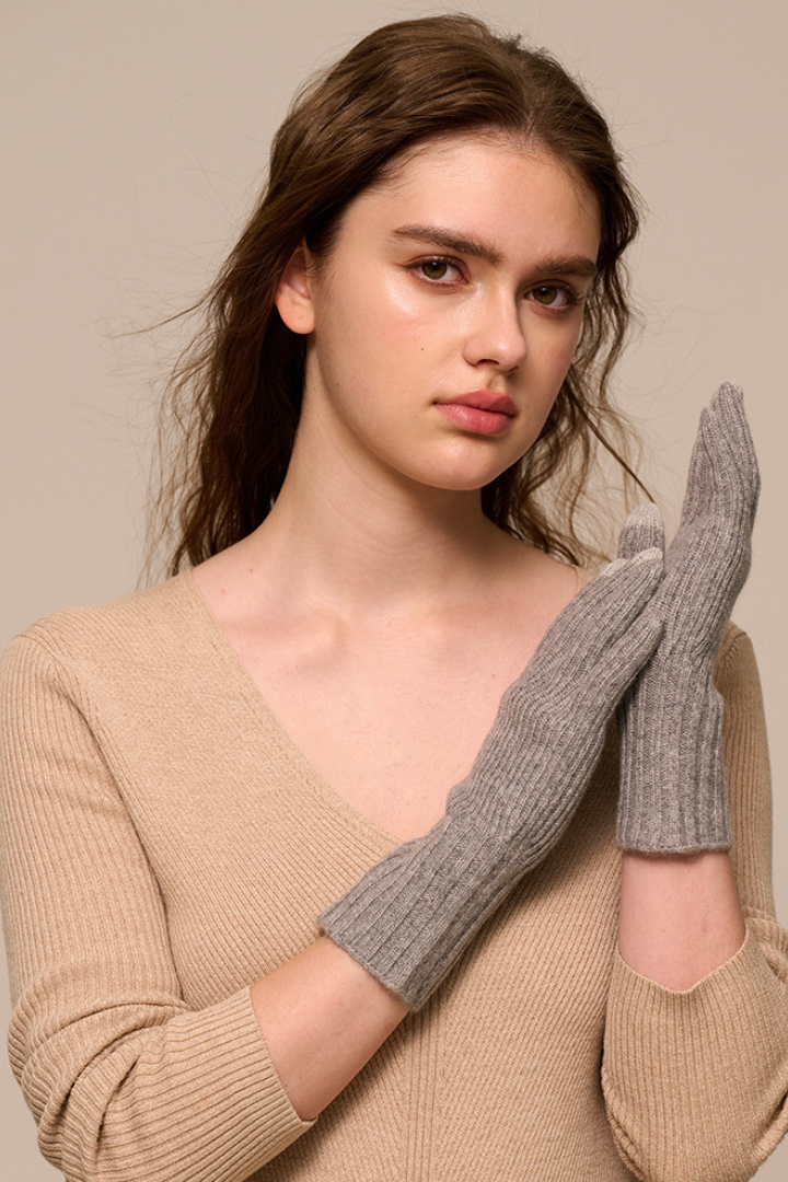 Moncelia Solane Cashmere-Blend Gloves