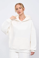 Moncelia Kerstin Cotton Oversized Hooded Fleece Sweatshirt