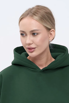 Moncelia Kerstin Cotton Oversized Hooded Fleece Sweatshirt