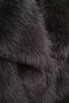 Moncelia Ebba Faux Fur Wide Collar Short Coat