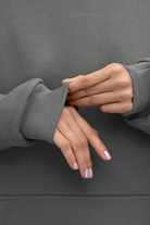 Moncelia Kerstin Cotton Oversized Hooded Fleece Sweatshirt