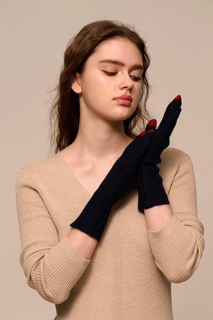 Moncelia Solane Cashmere-Blend Gloves