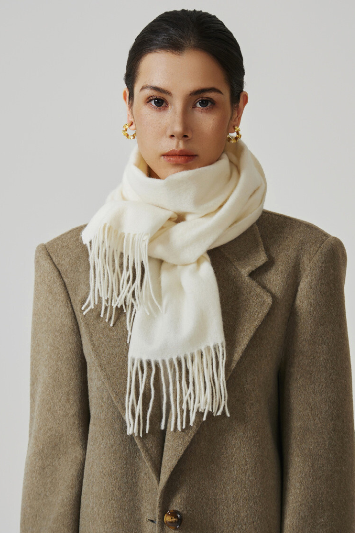 Moncelia Elvion Lambswool-Blend Scarf