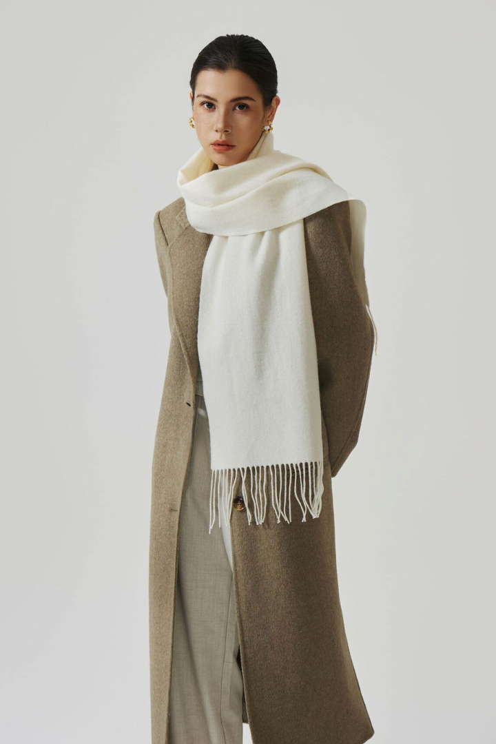 Moncelia Elvion Lambswool-Blend Scarf
