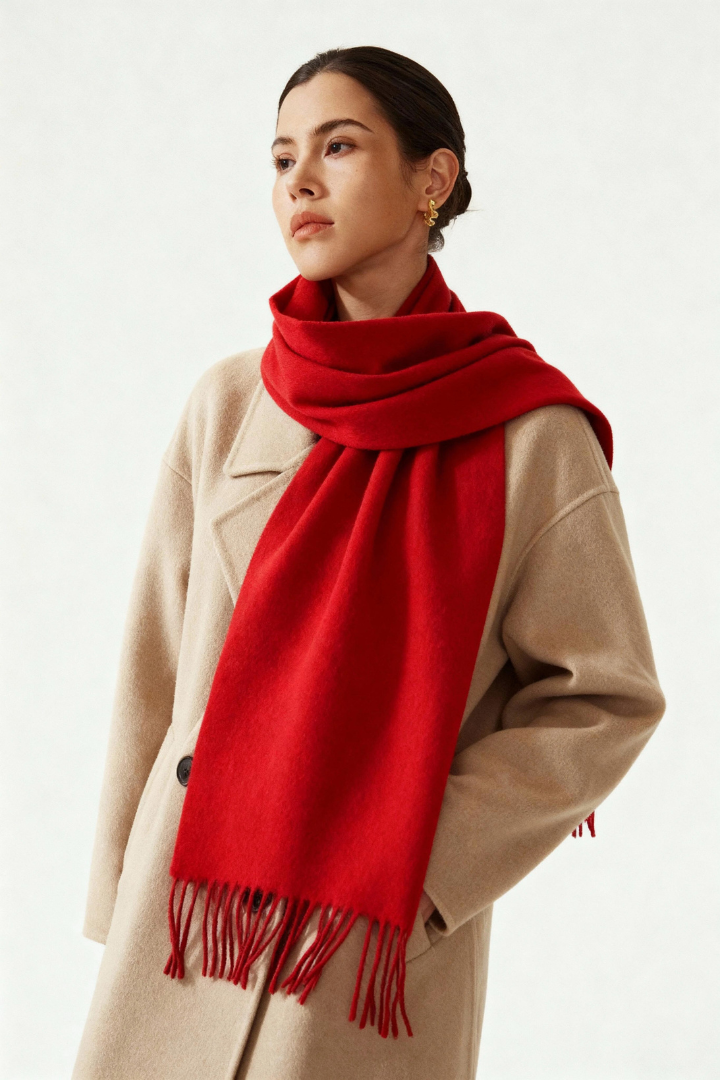 Moncelia Elvion Lambswool-Blend Scarf