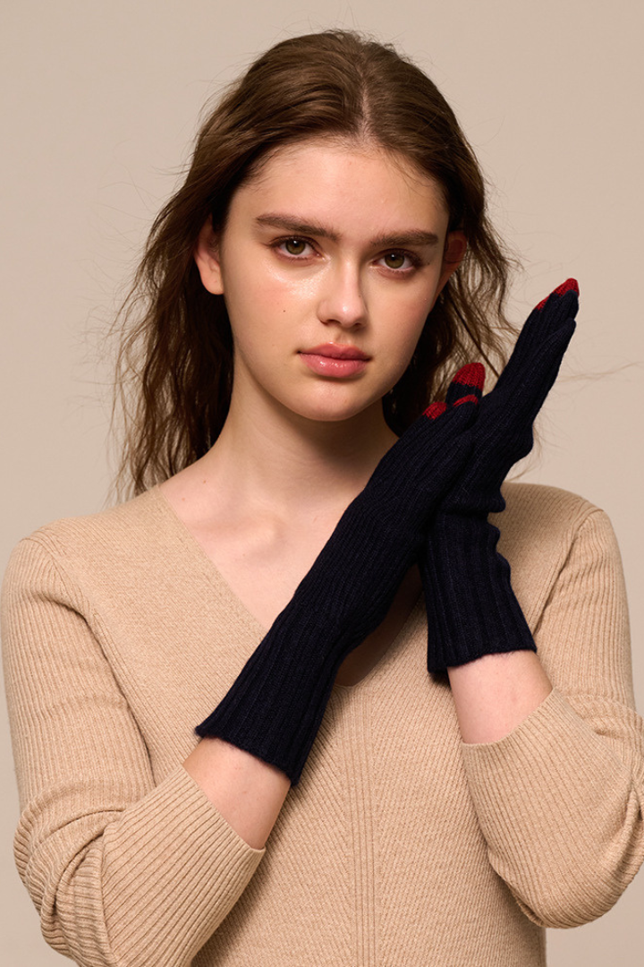 Moncelia Solane Cashmere-Blend Gloves