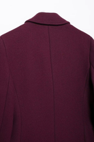 Moncelia Esme Double-Breasted Longline Wool-Blend Coat