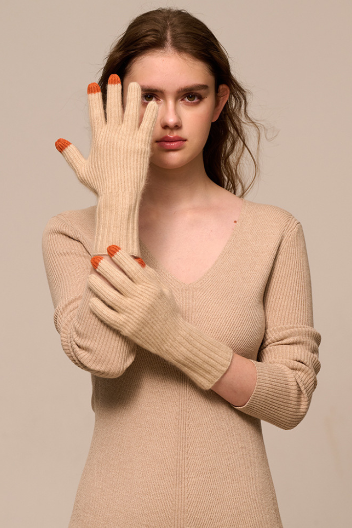 Moncelia Solane Cashmere-Blend Gloves