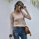 Moncelia Seralyn Sculpt Ribbed Knit Top