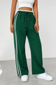 Moncelia Fausta Side-Stripe Pull-On Track Pants