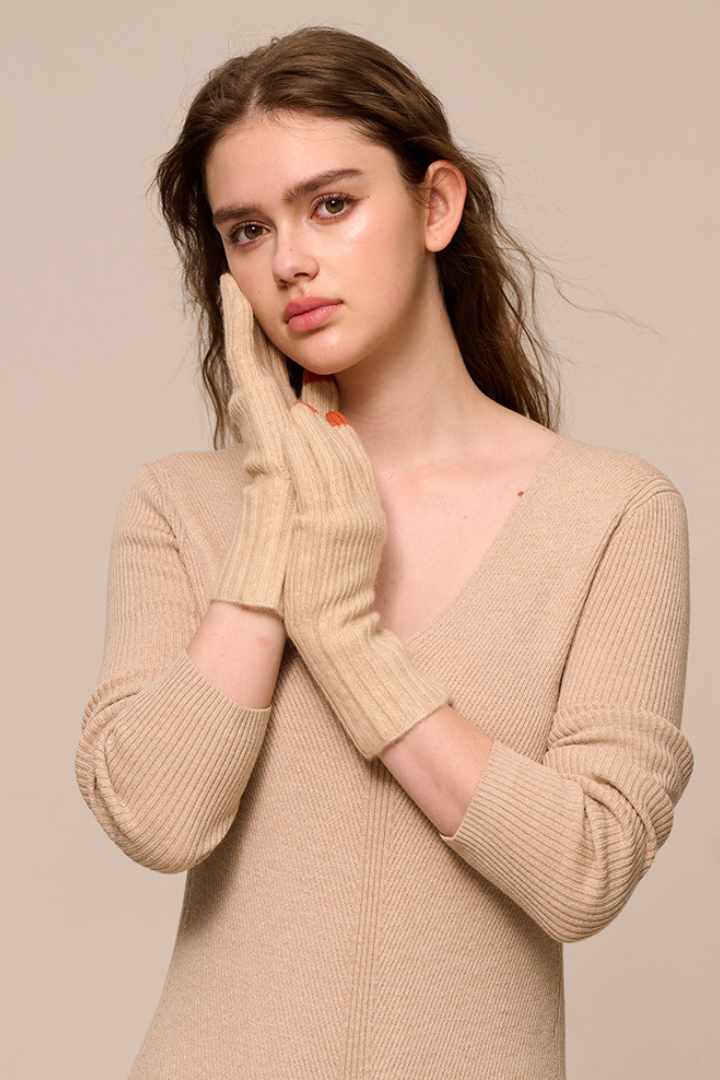 Moncelia Solane Cashmere-Blend Gloves