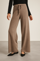 Moncelia Malin Drawstring Wide-Leg Knit Pants