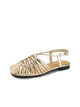 Serena Woven Cage Flat Slingbacks