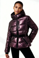 Moncelia Dafne Belted Hooded Quilted Puffer Jacket