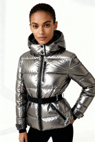 Moncelia Dafne Belted Hooded Quilted Puffer Jacket