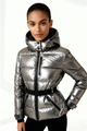 Moncelia Dafne Belted Hooded Quilted Puffer Jacket