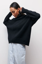 Moncelia Nanette Oversized Turtleneck Sweater