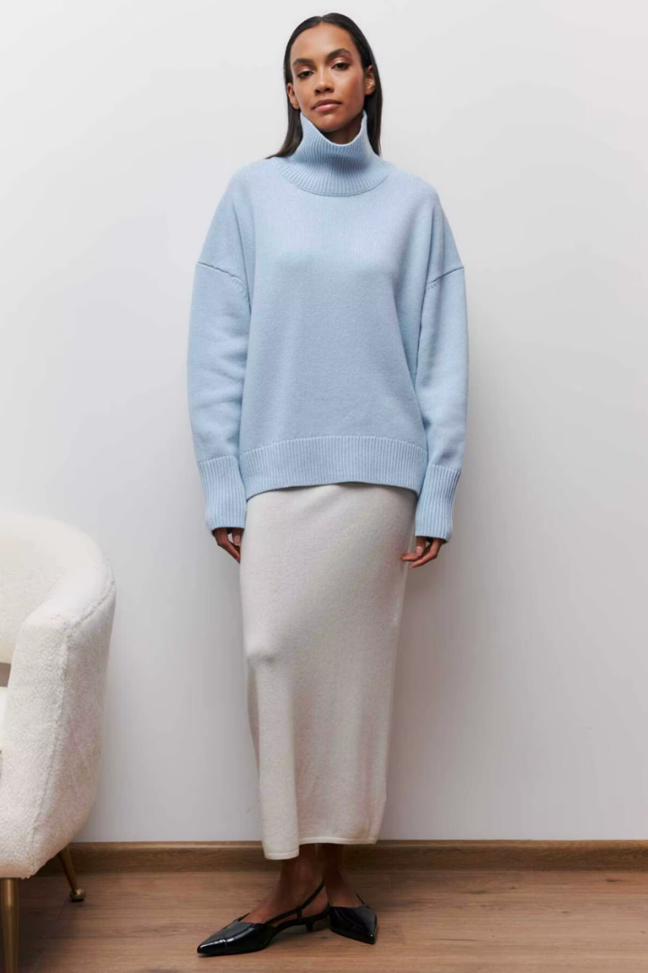 Moncelia Nanette Oversized Turtleneck Sweater