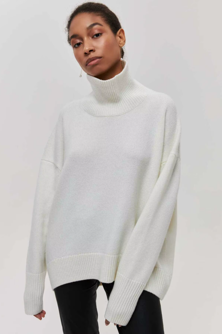 Moncelia Nanette Oversized Turtleneck Sweater