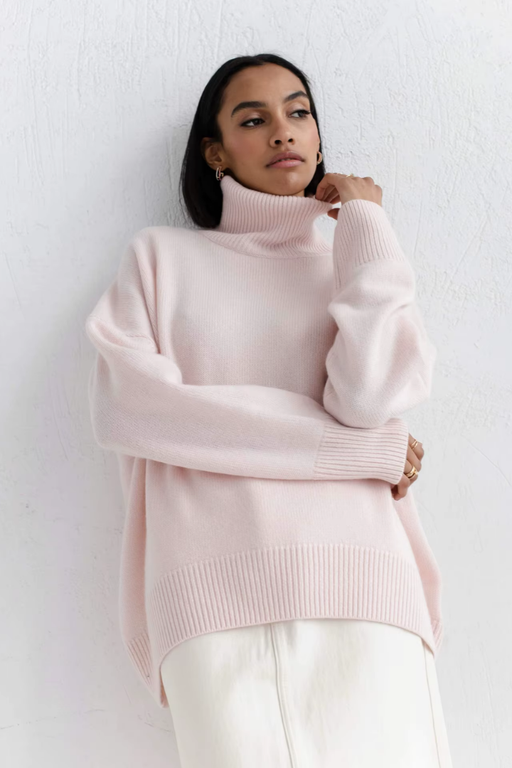 Moncelia Nanette Oversized Turtleneck Sweater