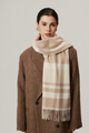 Moncelia Belmere Wool-Blend Checked Scarf