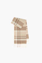 Moncelia Belmere Wool-Blend Checked Scarf