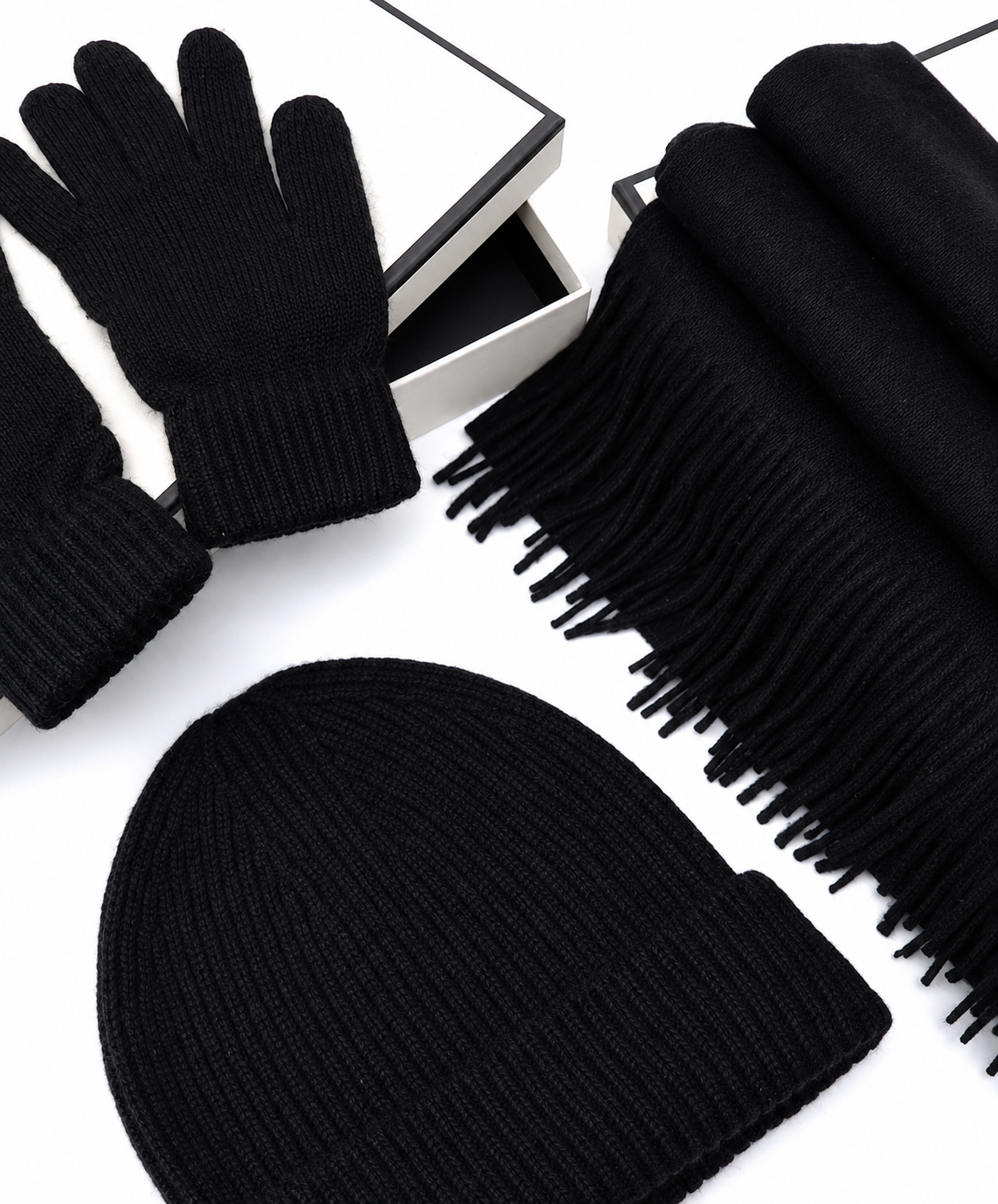 Moncelia Elin Wool-Blend Three-Piece Gift Set