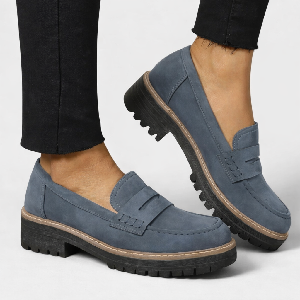Moncelia Phyllis Comfort Lug Sole Loafers