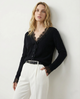 Moncelia Amelia Cashmere-Blend Lace Cardigan