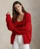 Moncelia Junia Brushed Knit Oversized Cardigan