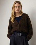 Moncelia Junia Brushed Knit Oversized Cardigan