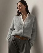 Moncelia Junia Brushed Knit Oversized Cardigan