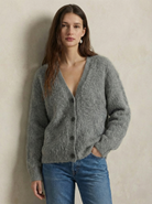 Moncelia Junia Brushed Knit Oversized Cardigan