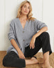 Moncelia Marian Oversized Ribbed V-Neck Cardigan