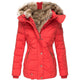 Moncelia Liesl Quilted Faux Fur Hood Puffer Jacket