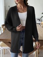 Moncelia Lavena Woven Faux Mink Cardigan