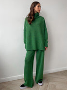 Moncelia Samira Turtleneck Knit Sweater & Pants Set