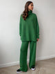 Moncelia Samira Turtleneck Knit Sweater & Pants Set