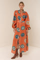 Ida Linen Blend Floral Shirt Dress