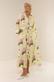 Ida Linen Blend Floral Shirt Dress