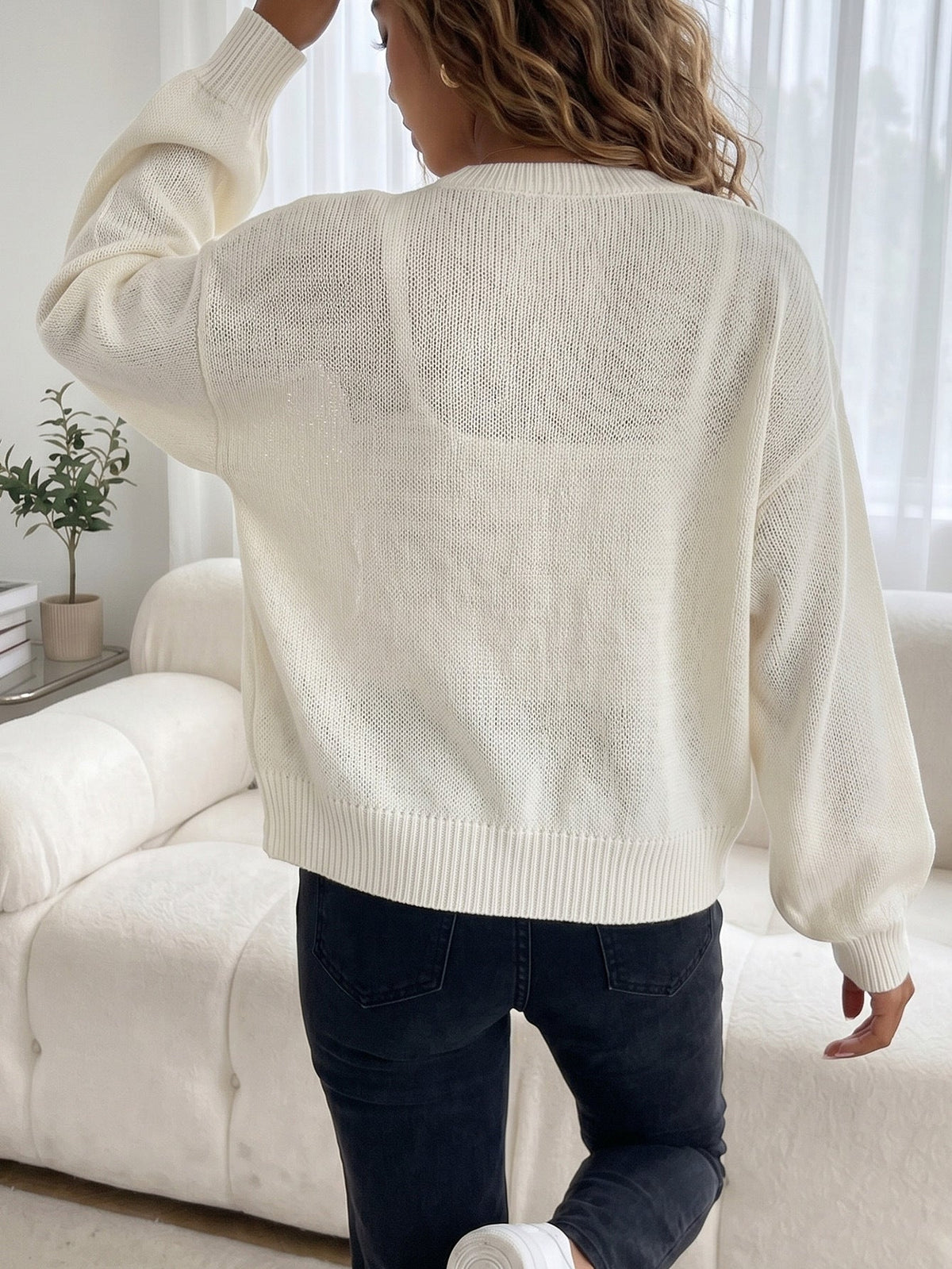 Moncelia Caelia Open Knit Cardigan